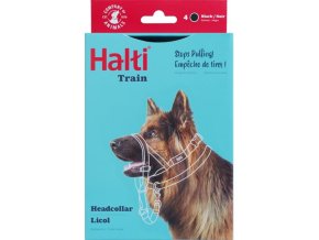 Ohlávka nylon Halti vel. 4 - rotvajler, doga COA