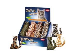 Hračka cat textil kočka 9cm display Nobby 40ks