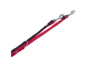 Vodítko nylon Mesh Preno přep. 200cm x 20-25mm červené Nobby
