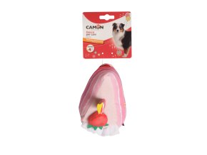 CAMON HRAČKA DORT NAROZENINOVÝ JAHODA + SVÍČKA 25 cm