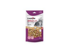 CAMON SNACKS CAT SRDÍČKA RÝŽE + KUŘE 1,5x1 cm 50 g