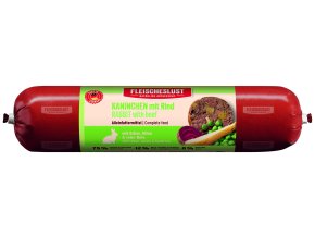 RABBIT WITH BEEF WITH PEAS, PEARS & BEETROOT 400G