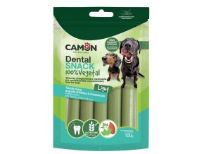 SNACK DENTAL TYČKY 12 cm 100 g 100% VEGETAL PETRŽEL + MÁTA