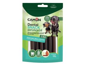 SNACK DENTAL TYČKY 12 cm 100 g 100% VEGETAL JABLKA + SKOŘICE