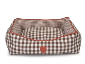 PELECH DOGGO 66x55xH16 cm HNĚDÁ KOSTKA CAMON