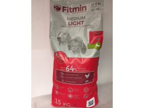 Fitmin Medium Light kompletní krmivo pro psy 15 kg