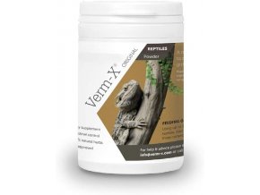 Verm-X Přírodní prášek proti střevním parazitům pro plazy 25g
