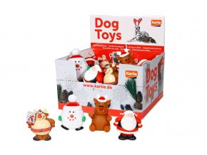 Karlie Vánoční hračky vinylové pro psy 12cm