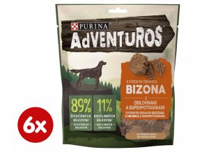 Purina ADVENTUROS s bizonem a brusinkovou šťávou 6 x 90 g