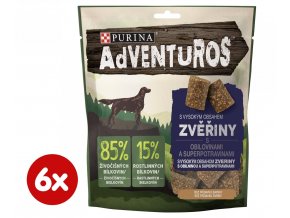 Purina ADVENTUROS se zvěřinou a brusinkovou šťávou 6 x 90 g