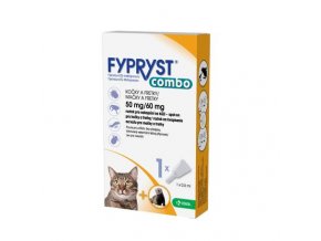 Krka Fypryst Combo spot on Cat 60mg a.u.v. sol 1x0,5 ml