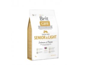 416 447 brit care grain free senior light salmon potato 3 kg