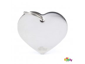 BIG HEART CHROME PLATED BRASS