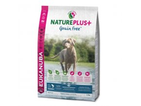 eukanuba nature plus puppy grain free salmon 14 kg