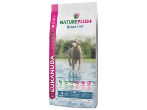 eukanuba nature plus puppy junior grain free salmon 14kg original