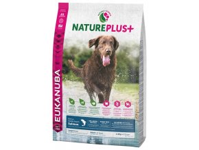 eukanuba nature plus adult large breed rich in freshly frozen salmon 2 3kg original