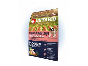 ontario puppy junior large chicken potatoes 2 25 kg original