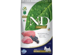 N&D PRIME Dog GF Lamb & Blueberry Adult Mini 2,5 kg