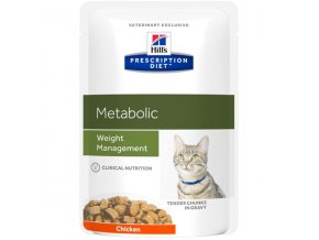 Hill's Prescription Diet Feline Metabolic kapsička 12 x 85 g