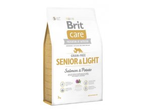 Brit Care Grain Free Dog Senior&Light S & P 3 kg