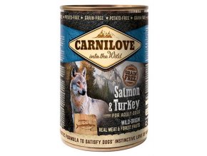 Carnilove WM konz. Salmon & Turkey Grain Free 400 g