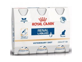 Royal Canin VD Cat liquid Renal 3 x 0,2 l