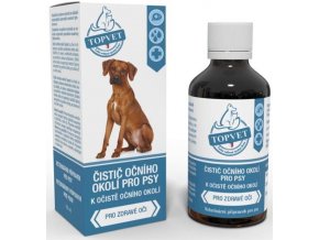 Čistič očního okolí - oční kapky pro psy 50 ml Topvet