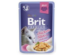 Brit Premium Cat kaps. Delicate Fillets in Jelly with Chicken 85 g