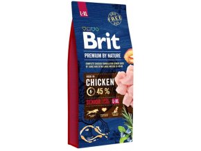 Brit Premium by Nature Dog Senior L+XL 15 kg