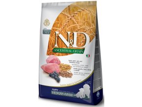 N&D LOW GRAIN Dog Puppy M/L Lamb & Blueberry 2,5 kg