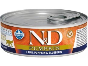 N&D PUMPKIN Cat konz. Adult Lamb & Blueberry 80 g