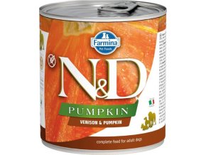 N&D PUMPKIN Dog konz. Venison & Pumpkin 285 g