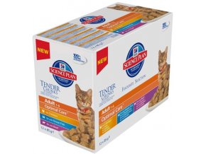 Hill's Science Plan Feline Adult kapsička Chicken+Beef+Ocean Fish 12 x 85 g