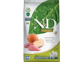 N&D PRIME Dog GF Wild Boar & Apple Adult Medium & Maxi 2,5 kg