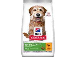 Hill's Science Plan Canine Mature Adult 7+ Senior Vitality S & M Chicken Dry 6 kg