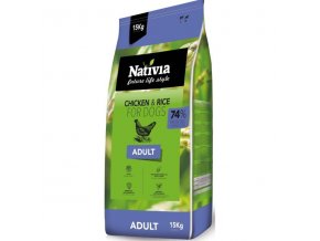 Nativia Dog Adult Chicken & Rice 15 kg