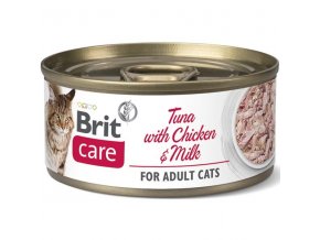 Brit Care Cat konz. Tuna with Chicken and Milk 70 g