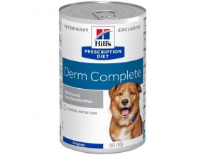 Hill's Prescription Diet Canine Derm Complete konzerva 370 g