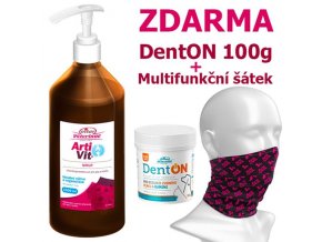 Artivit sir. 1000 ml + DentOn 100g a šátek zdarma