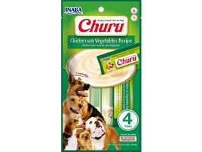 Inaba Churu dog snack kuře a zelenina 4x14 g