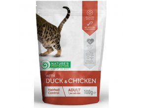 Nature's Protection Cat kaps. Hairball duck&chicken 100g