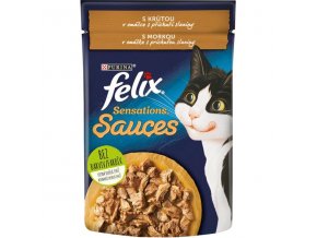 Felix cat kaps.-Sensations Sauce Surprise s krůtou 85 g