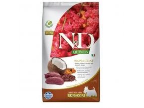 N&D QUINOA Dog GF Skin & Coat, Duck & Coconut Adult Mini 800 g