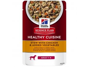 Hill's Science Plan Canine Adult Chicken & Veg Stew kapsička 12x90 g