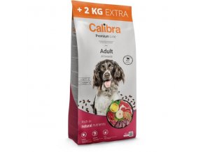 Calibra Dog Premium Line Adult Beef 12 kg + 2 kg