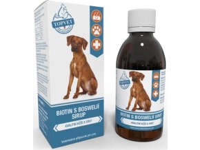 Sirup biotin s boswelií 200ml Topvet