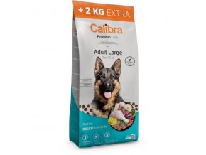 Calibra Dog Premium Line Adult Large 12 kg + 2 kg