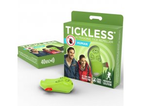 TICKLESS HUMAN - Ultrazvukový odpuzovač klíšťat a blech pro lidi-green