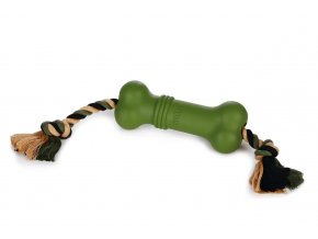 Beeztees Hračka Sumo Fit Bone zelený 20X6X6cm