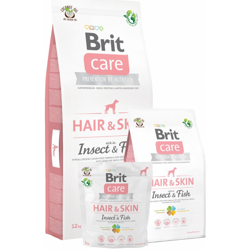 Brit Care Sensitive 12 Kg Brit Care Dog Hair&Skin Insect&Fish 12 kg - ProPejska.cz